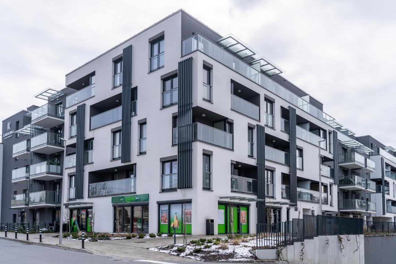 Lotte Apartment - Parking Podziemny, Osiedle Strzezone グリヴィツェ エクステリア 写真